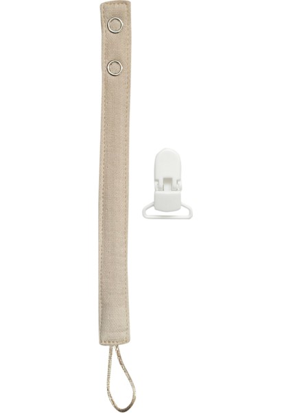 Pamuk Müslin Bebek Emzik Askısı Plastik Klips Kolay Açılır Emzik Tutacağı 1-1