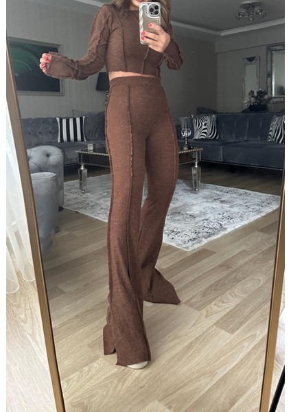 Ters Dikişli Triko Takım ABGYM0810 modelleri