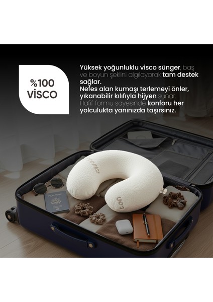 Ortopedik Boyunluk Visco Seyahat Boyun Yastığı Yolculuk Yastığı Ortopedik Seyahat Yastığı Boyunluk modelleri