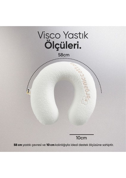 Ortopedik Boyunluk Visco Seyahat Boyun Yastığı Yolculuk Yastığı Ortopedik Seyahat Yastığı Boyunluk
