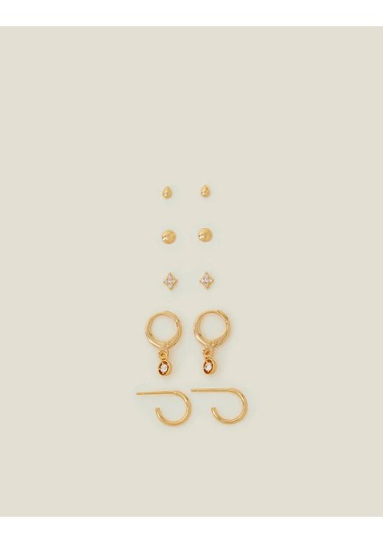 Z Küpe Seti x 10 14 Ayar Altın Kaplama fiyatları