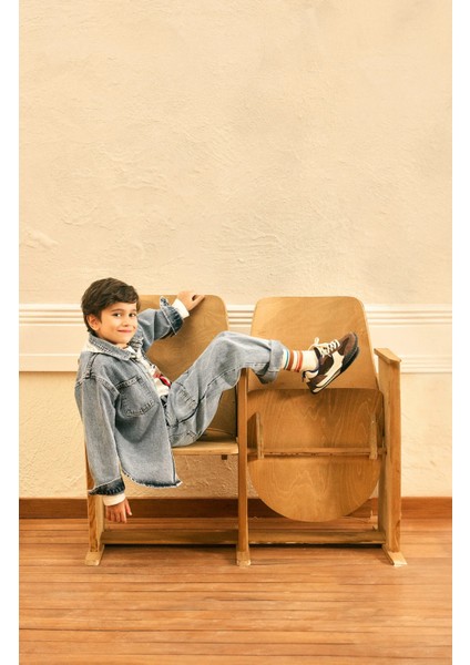 Noa Mavi Denim Pantolon