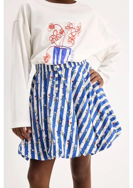 Finn Çıtır Çiçek Desenli Balon Etek fiyatları