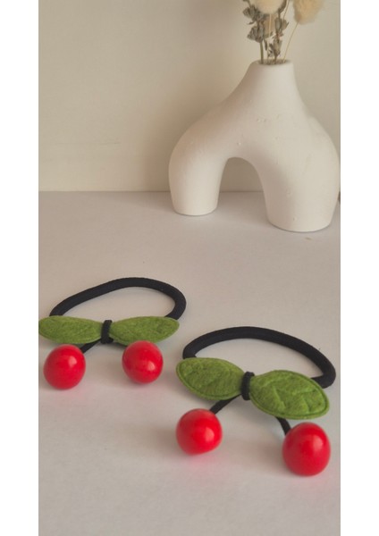 2 Adet Kirazlı Lastik Toka