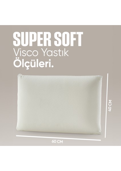 Ortopedik Visco Uyku Yastığı - Ortopedik Yastık -[süper Soft] Tombul Visco Yastık
