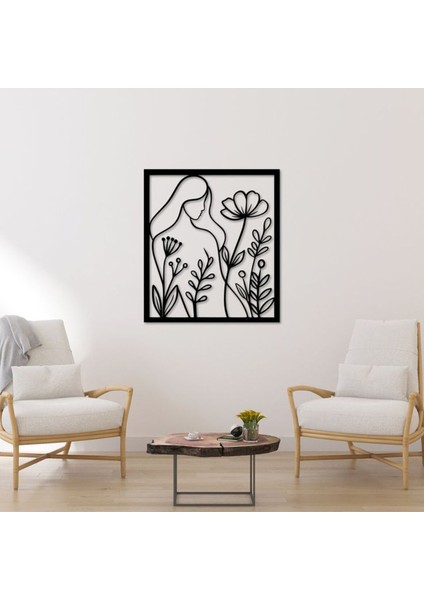 Dekoratif Mdf Cıcek Kadın Temalı