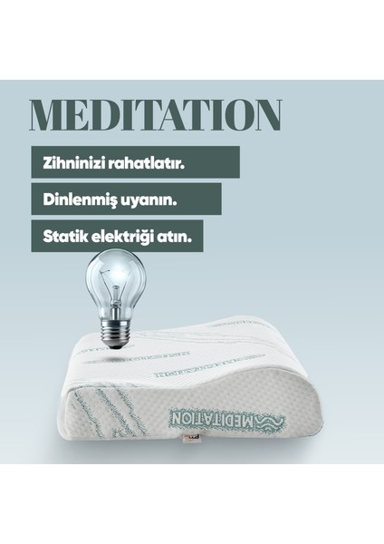 Visko Tek Taraflı Boyun Destek Yastığı - [meditation] Boyun Düzleşmesi Için Visco Yastık modelleri