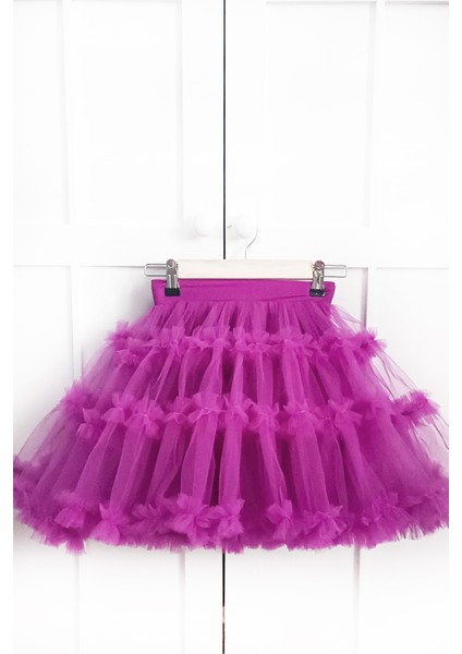 Fuşya Renkli Kabarık Kız Çocuk Tütü Etek modelleri