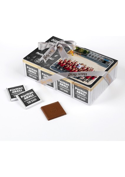 Isimli Fotoğraflı Öğretmenler Günü Hediyesi (40 Adet Madlen Çikolata) (Asetat Kutu) fiyatları