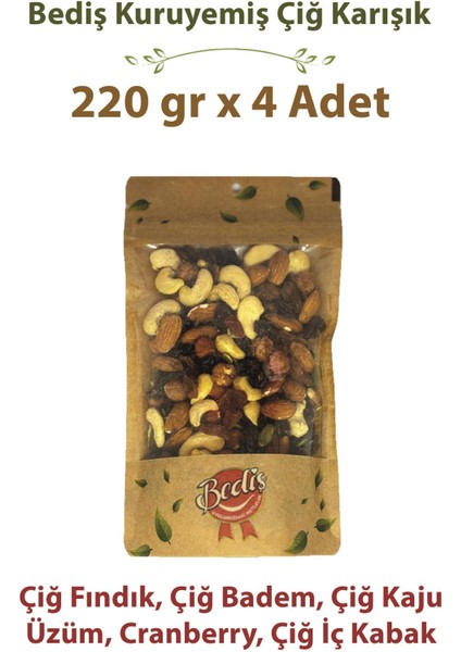 Naturel Kase Çiğ Special Karışık 220 gr x 4 Adet