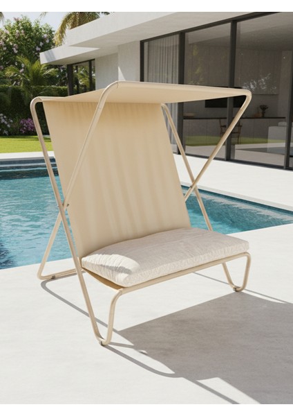 Vela Bahçe Koltuğu & Gölgelikli Balkon Sandalyesi – Katlanabilir Şezlong Koltuk fiyatları