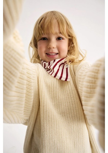 Pamuk Örme Kazak Ekru