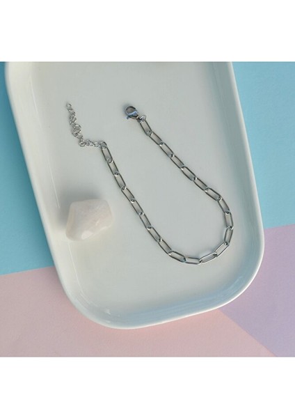 Çelik Bileklik Unisex Ataç Model Hediyelik Çelik Bileklik fırsatları