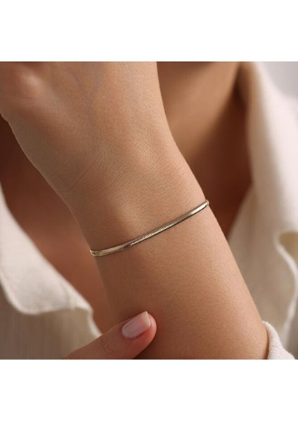 Italyan Çelik Bileklik Sevgili Dost Bilekliği 2 Adet(1 Gold, 1 Gümüş) modelleri