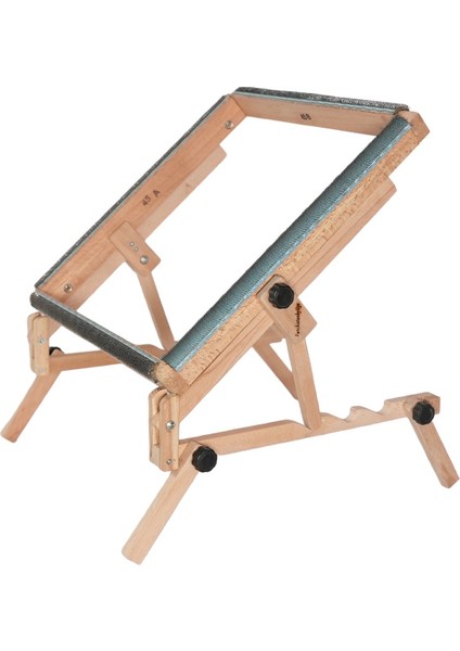 Kasnak Tutucu Ahşap Şezlong Stand (20CM ile 60CM Arası Tüm Iğneli/telli Kasnak Bağlanabilir Özellik) fırsatları