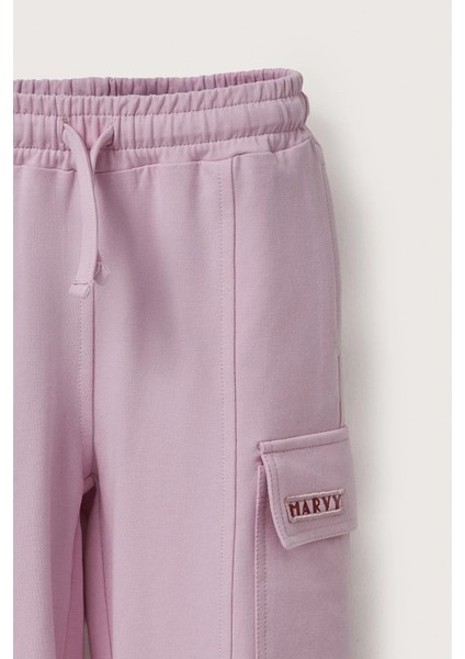 Pembe Kargo Cepli Nakışlı Pantolon indirimleri