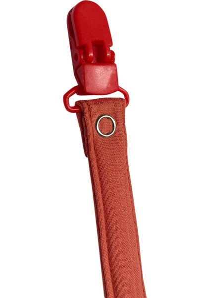 Pamuk Müslin Bebek Emzik Askısı Plastik Klips Kolay Açılır Emzik Tutacağı 1-1 fırsatları