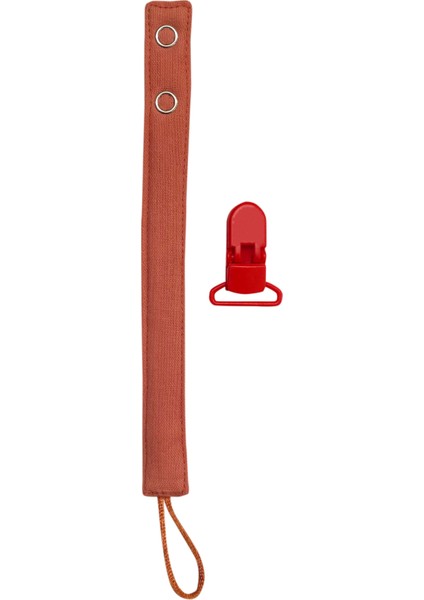 Pamuk Müslin Bebek Emzik Askısı Plastik Klips Kolay Açılır Emzik Tutacağı 1-1