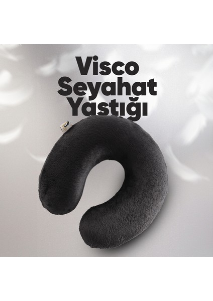 Ortopedik Seyahat Yastığı - Visco Seyahat Boyun Yastığı - Ortopedik Boyunluk [antrasit] fiyatları