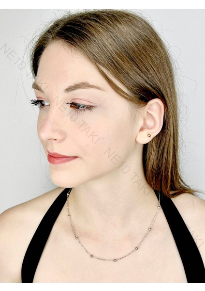 Topçuklu, Paslanmaz Çelik Zincir, Gümüş Renk modelleri