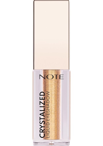 Note Crystalized Liquid Eyeshadow Likit Metalik Göz Farı, 07 Golden Theory
