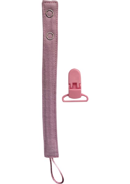 Pamuk Müslin Bebek Emzik Askısı Plastik Klips Kolay Açılır Emzik Tutacağı 1-1 fırsatları