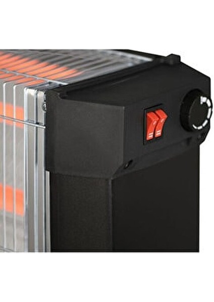 Quartz Isıtıcı 2200 Watt Şömine Tipi Elektrikli Soba 15 m² Açık Alan Kullanımı fiyatları