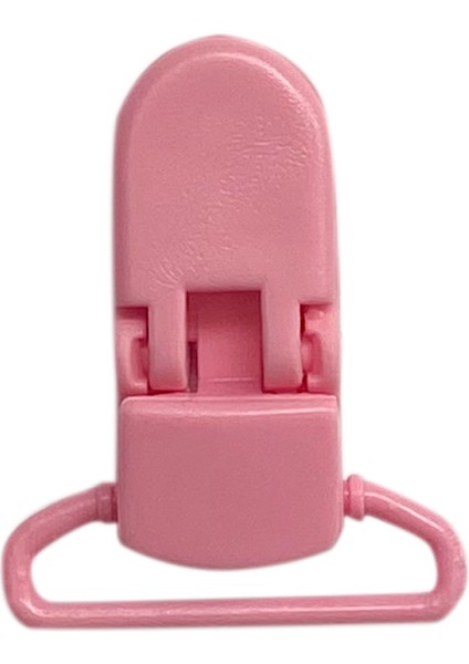 Pamuk Müslin Bebek Emzik Askısı Plastik Klips Kolay Açılır Emzik Tutacağı 1-1 fırsatları