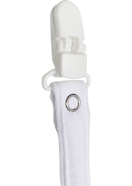 Pamuk Müslin Bebek Emzik Askısı Plastik Klips Kolay Açılır Emzik Tutacağı 1-1 fırsatları