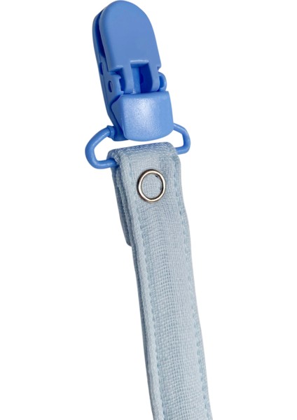 Pamuk Müslin Bebek Emzik Askısı Plastik Klips Kolay Açılır Emzik Tutacağı 1-1 modelleri