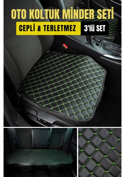 Ergonomik,ortopedik,suni Deri(Vinil) Kapitoneli Lüks Ototurco Koltuk Kılıfı-Minderi (7li Tam Set) fırsatları