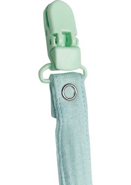 Pamuk Müslin Bebek Emzik Askısı Plastik Klips Kolay Açılır Emzik Tutacağı 1-1 fırsatları