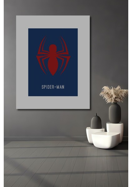 Dekoratif Ahşap Dikdörtgen Tablo Spider Man