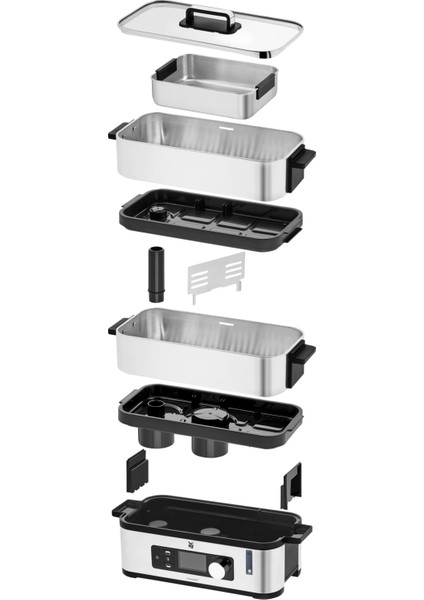 Kitchenminis Çelik 4 Bölmeli Buharlı Pişirici fiyatları