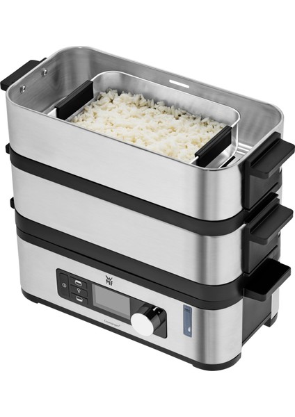 Kitchenminis Çelik 4 Bölmeli Buharlı Pişirici fırsatları