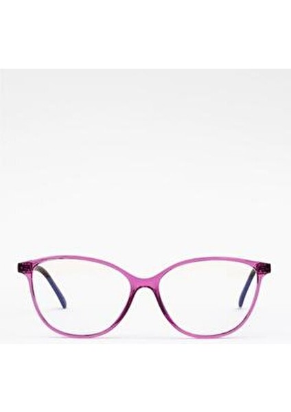 Dinlendirici Bilgisayar Ekran Gözlüğü Mavi Işık Filtreli Hafif TR90 Çerçeve Mor