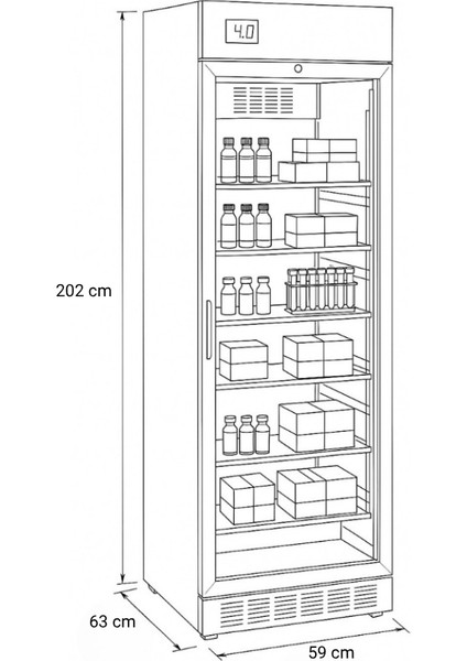Med375 Medikal Eczane Aşı ve İlaç Soğutucu Muhafaza Dolabı modelleri