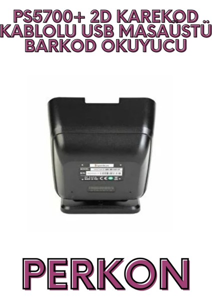 PS5700+ 2d Karekod Kablolu USB Masaüstü Barkod Okuyucu