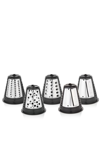 Kitchenminis Salad-To-Go Çelik Gümüş Elektrikli Rende 150 W