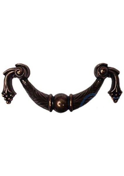 Dekoratif Zamak Üzümlü Kulp - 64mm, Eskitme, 100 Adet fiyatları