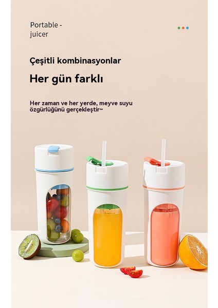 Taşınabilir Küçük Çok Fonksiyonlu Kablosuz Meyve Sıkacağı (Yurt Dışından) fırsatları