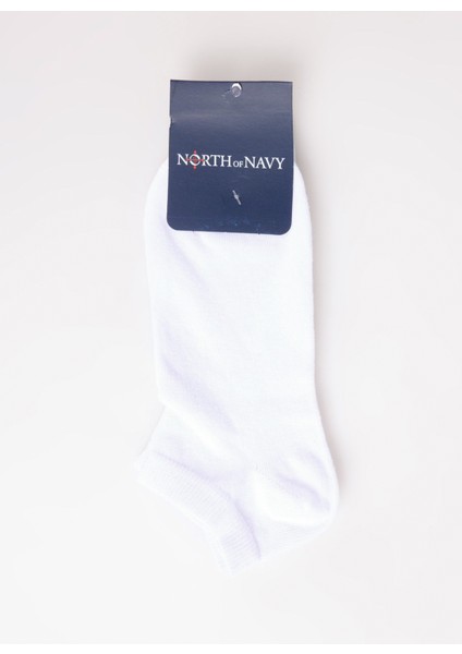 Beyaz Erkek Patik Çorap E-.patik