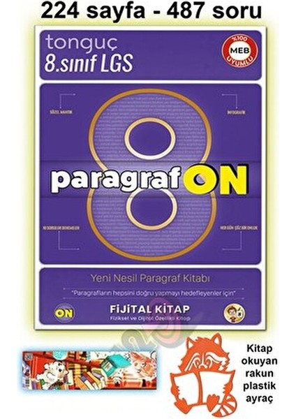 LGS ParagrafON Soru Bankası 8. Sınıf Paragraf Soruları ve Çözüm Stratejileri fiyatları