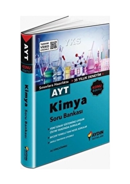 Aydın Yayınları Aydın Yks Ayt Kimya Soru Bankası 416 Sayfa MEB Müfredatına Uygun fiyatları
