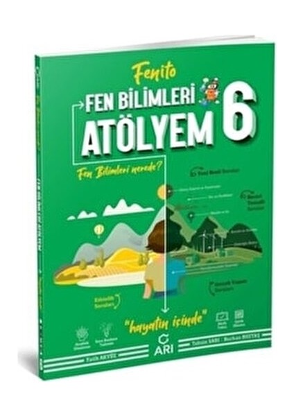 6.Sınıf Fen Atölyem Kitabı 224 Sayfa Yazılı Sınav Hediye ile Öğrenme modelleri