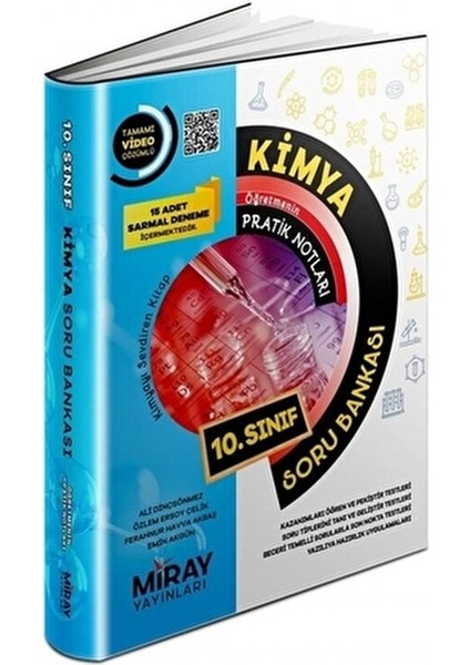 10. Sınıf Kimya Soru Bankası Güncel Müfredata Uygun 100 Sayfa Türkçe