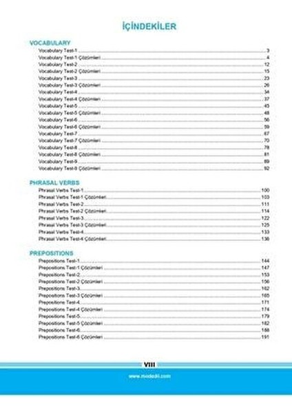 YDS Tamamı Çözümlü Modüler Soru Bankası Set Mesleki Hazırlık İçin 2023 Yayınlı