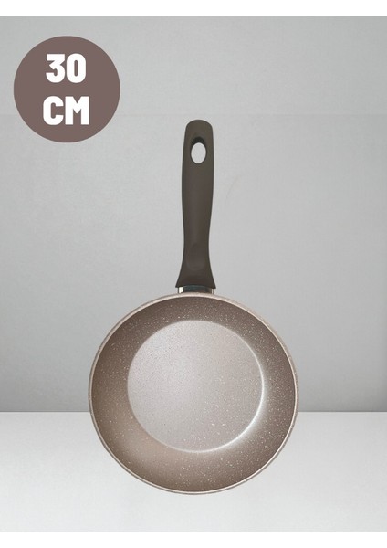 30 cm Granit Tek Saplı Tava Yanmaz Yapışmaz Yüzey