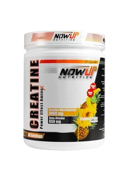 Nowup Nutrıtıon Kreatin Monohidrat 360 gr – Kas Gücü, Dayanıklılık ve Patlayıcı Performans Için Creatine Tozu – Tropikal Meyve Aromalı - 60 Servis modelleri