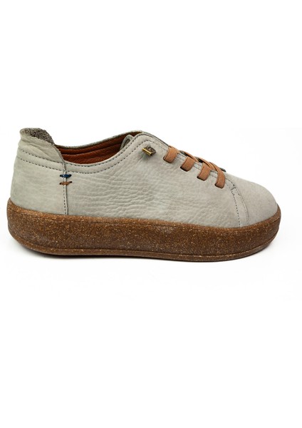 605 Gri Nubuk Deri Günlük Kadın Ayakkabı fiyatları
